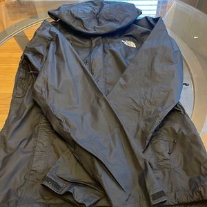 North face rain jacket, size S.